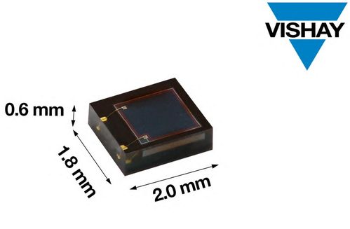 Vishay推出超小型高集成度可见光敏感度增强型高速PIN光电二极管，引领光电器件新潮流